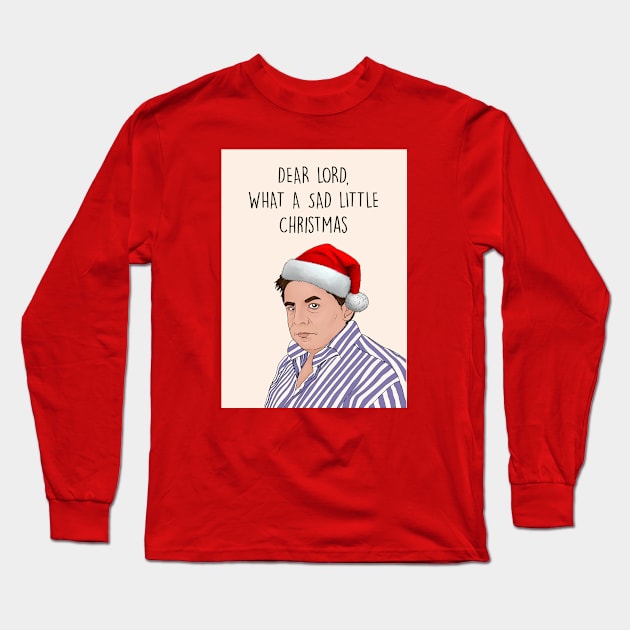 SAD LITTLE CHRISTMAS Long Sleeve T-Shirt by Poppy and Mabel